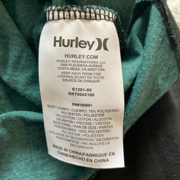 ❤️Hurley Active Top with Nike Dry Fit - Picture 8 of 10